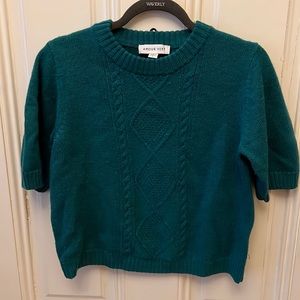 Merino Wool short sleeve sweater